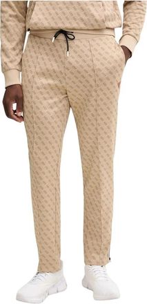 Guess Korbin Trainingsbroeken - Heren - Sweatpants - Beige - XL - Katoen - Broeken