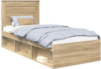 vidaXL Estructura De Cama Sonoma 100 X 200 Cm Madera De Pino Macizo Vidaxl