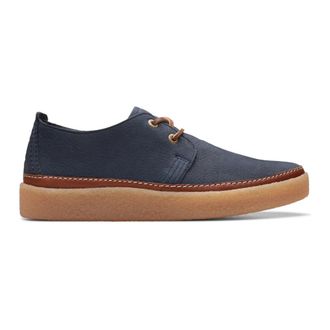 Clarks Clarkwood Low Veterschoen - Heren - Veterschoenen - Blauw - 41 EU - Schoenen