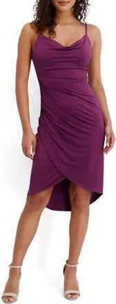Siena My Balconia Veniezia Midi Dress in Eggplant at Nordstrom Rack, Size 16