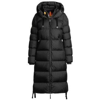 Parajumpers Parkas, female, Black, Size: XS Panda Long Down Jacket