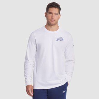 Nike Buffalo Bills Rivalries Collection Essential Nike Mens NFL Long-Sleeve T-Shirt in White | NKAC10A81-10S