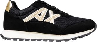A|X Armani Exchange Moderne damessneakers Xw 002150 Af 19388 - Dames - Sneakers - Zwart - 36 EU - Polyester - Schoenen