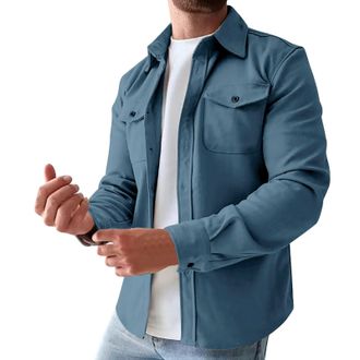 Generic Mens Casual Long Sleeve Shirts Button Down Fit Top Autumn and Winter New European and American Mens Wear Youth Casual Mens Shirts Polished Menss White