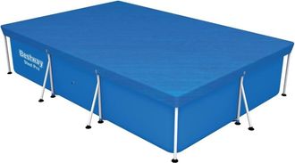 OEM Lona De Invierno Para Piscina - Rectangular 304x205 Cm - Con Orificios De Drenaje Y Cuerdas De Fijaci&oacute;n - Uso Exterior Jard&iacute;n