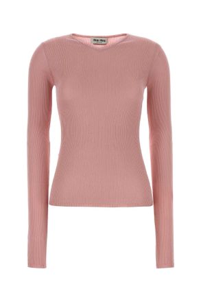 Miu Miu Pink Silk T Shirt