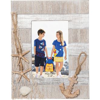 Beachcombers Net/Anchor Vertical Frame in Beige at Nordstrom, Size Medium