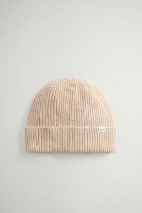 Woolrich uomo Berretto in misto lana Bianco Taglia XL