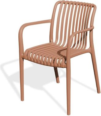 DCB Garden Sillón de jardín apilable de polipropileno