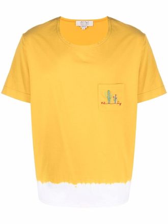 Nick Fouquet T-shirt con ricamo - Giallo