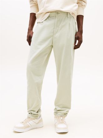 Tommy Jeans Stoffhose TOMMY JEANS TJM ISAAC LIGHT CORD PANTS, Herren, Gr. 32, L&auml;nge 32, gr&uuml;n (misty sage), Cord, Obermaterial: 100% Baumwolle, unifarben, regular 