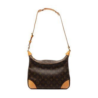 Louis Vuitton Pre-owned Shoulder Bags, female, Brown, Size: ONE SIZE Pre-owned Hobo Shoulder Bag