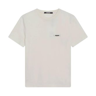 Jacquemus Dames, Tops, Beige, Maat: L Katoen