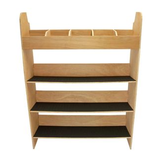 MonsterShop Ford Transit Custom Toolbox Van Racking in Terracotta