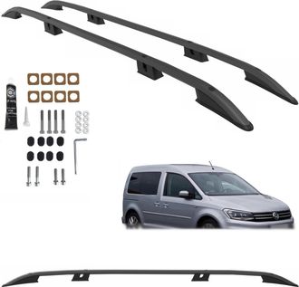 OEM Rieles De Techo Volkswagen Caddy Maxi De 2003 A 2020 Negro