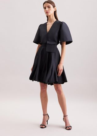 Seidensticker Sommerkleid SEIDENSTICKER Schwarze Rose, Damen, Gr. XS (34), Normalgr&ouml;ssen, schwarz, 97% Baumwolle, 3% Elasthan, unifarben, regular fit, V-Ausschnitt,