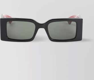 Gucci rectangular acetate sunglasses