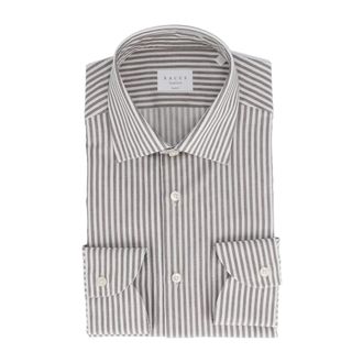 Xacus Camicia Wf531Ml - Heren - Overhemden - Grijs - Maat: L Katoen