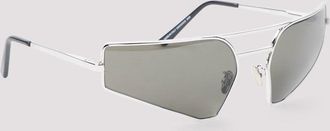 Rick Owens Prong Silver Sunglasses