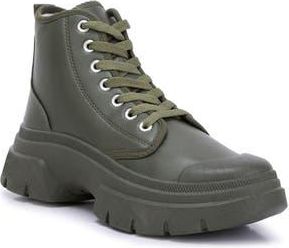 London Rag Roxane Chunky Combat Boot in Khaki at Nordstrom Rack, Size 10