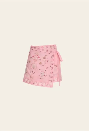 Agua Bendita Luna Playa Pareo Mini in Pink at Nordstrom, Size X-Small/small
