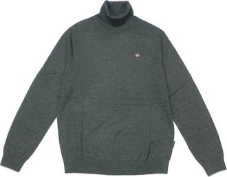 Napapijri Coltrui Turtleeck Damavand T - Heren - Coltruien - Grijs - 2XL - Truien & Vesten