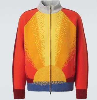 God's True Cashmere Radiant Sun cashmere zip-up sweater