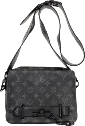 Louis Vuitton Black Monogram Eclipse Shoulder Bag (Pre-Owned)