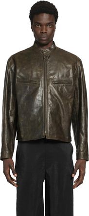 Christophe Lemaire Boxy Biker Jacket