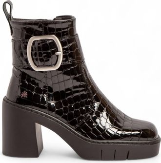 The Art Company Womens 1979 Heeled Boot In Black Patent Croc