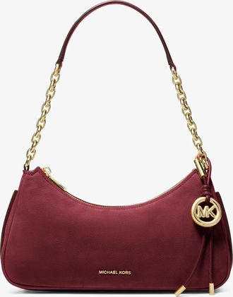 Michael Kors Nolita Medium Nubuck Chain Pochette
