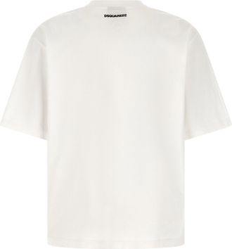 Dsquared2 Logo-Printed Cotton Jersey T-shirt - White