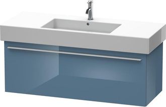 Duravit Duravit X-large M&oacute;dulo Mural 6054, 1 Caj&oacute;n, 1200mm, Para Vero, Color (frente/cuerpo): Laca De Alto Brillo Stone Blue - Xl605404747