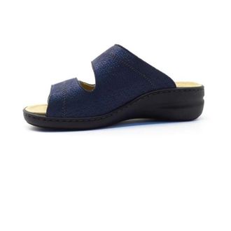 Solidus Schoenen, Dames, Blauw, 38 1/2 EU, 2-Band Slider
