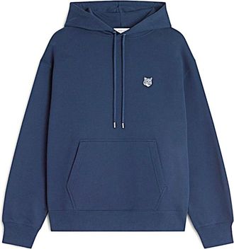 Maison Kitsun&eacute; Hoodies & sweatvesten, Heren, Blauw, L, Felpa