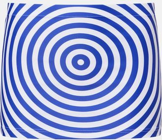 Jean Paul Gaultier Printed jersey miniskirt