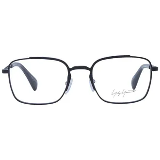 Yohji Yamamoto YO-1035654-FBB-800 Metal Rectangle Eyeglasses - Black