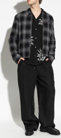 AllSaints Shirt Floraze, Mens, Black