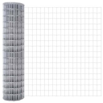 Berkfield Home Euro Fence 1.2 x 10 m Galvanised Steel in Silver