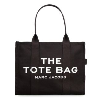 Marc Jacobs Tote Bags, female, Black, Size: ONE SIZE Tote Canvas Large Tote Bag