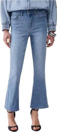 Liu Jo Jeans, Dames, Blauw, W25, Denim, Ua 6075-Ds 081 Cropped Jeans