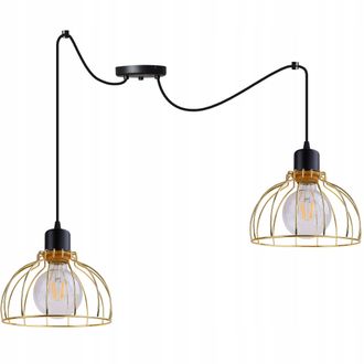 OEM L&aacute;mpara De Techo Colgante L&aacute;mpara De Ara&ntilde;a Dorada Loft