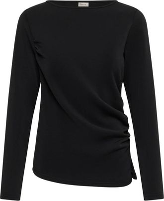 MY ESSENTIAL WARDROBE Long Sleeve Top - Dames - Longsleeves - Zwart - XS - Tops