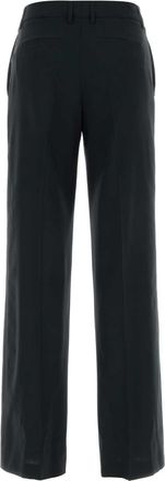 Pantaloni Torino Womens Francoise Trousers Black Virgin Wool