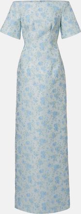 Markarian Vestido de fiesta Gilda de brocado floral