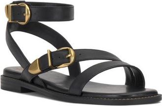 Vince Camuto Neiko Ankle Strap Sandal in Black at Nordstrom, Size 8.5