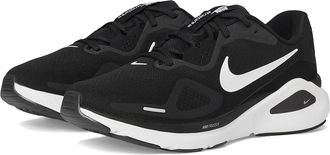 Nike Structure 26 Mens Shoes Black/White/Wolf Grey/Metallic : 11.5 EE - Wide, Synthetic