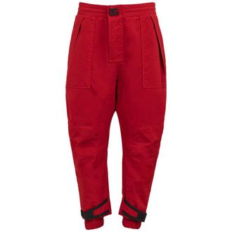 Dolce & Gabbana Rode Cargo Broek Relaxed Fit