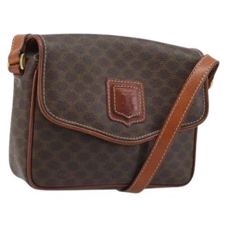 Celine Pre-owned Macadam Shoulder Bag - - Pre-owned - Donna - Marrone - ONE SIZE