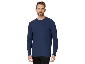 Travis Mathew Cloud Waffle Crew Mens Jacket Mood Indigo : 2XL, Polyester/Modal/Cotton